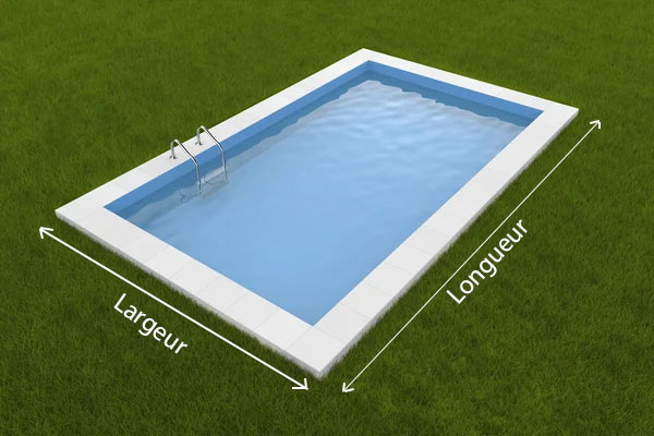 Dimensions cotes piscines mosaique standard